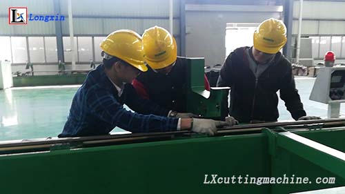When workplace green hand meet intelligent auto pipe sawing machine