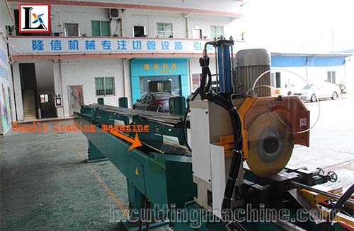 Circular saw machine for bundle steel pipe cutting demand