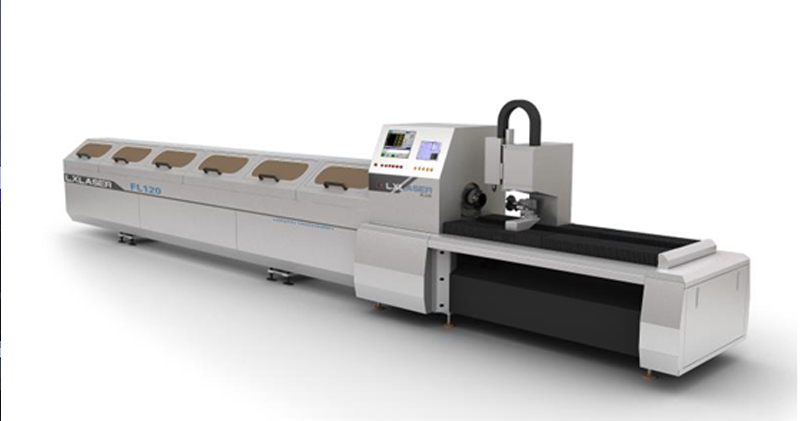 High speed Laser Tube Cutting Machine for round tube cutting and hole making