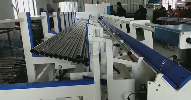Exhaust pipe manufacturing with laser cutting machine in Vietnam customer factory