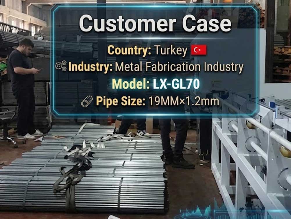Caso de Éxito: Cómo un Taller de Subcontratación en Turquía Triplicó su Producción con la Máquina Cortadora de Tubos por Láser LONX LX-GL70